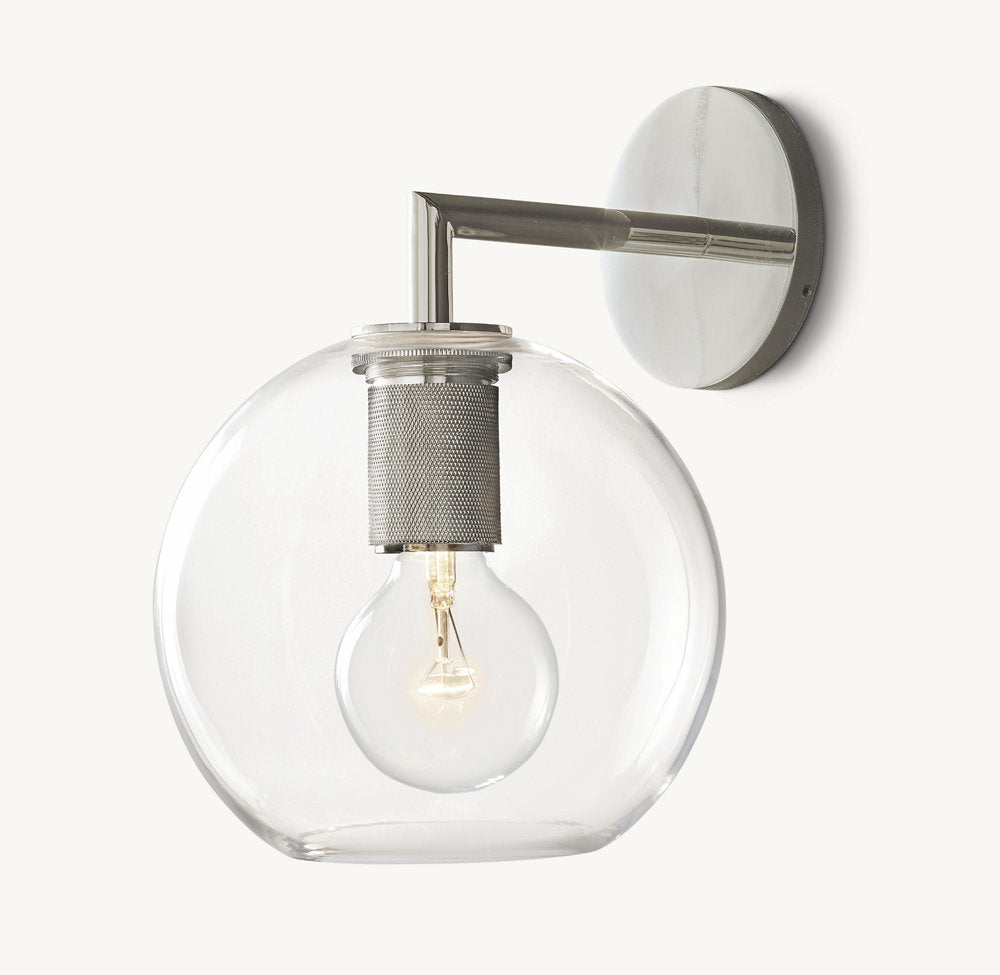 Artisan Globe Utility Sconce