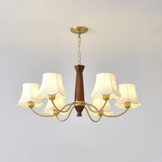 Aveline Fabric Shade Chandelier