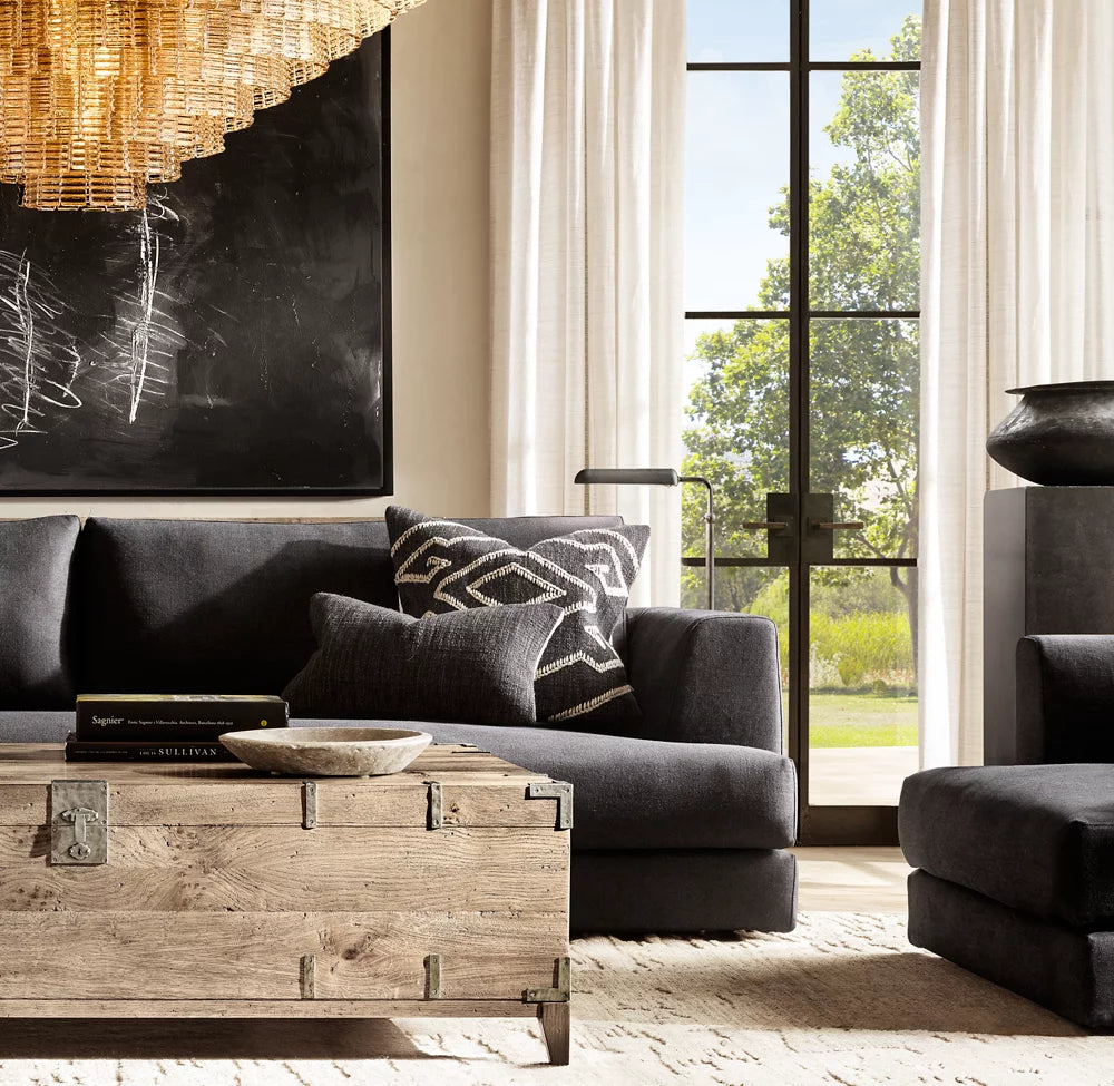 Clear Cast Glass Cascade Chandelier