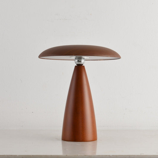 Lunara Arc Wood Table Lamp