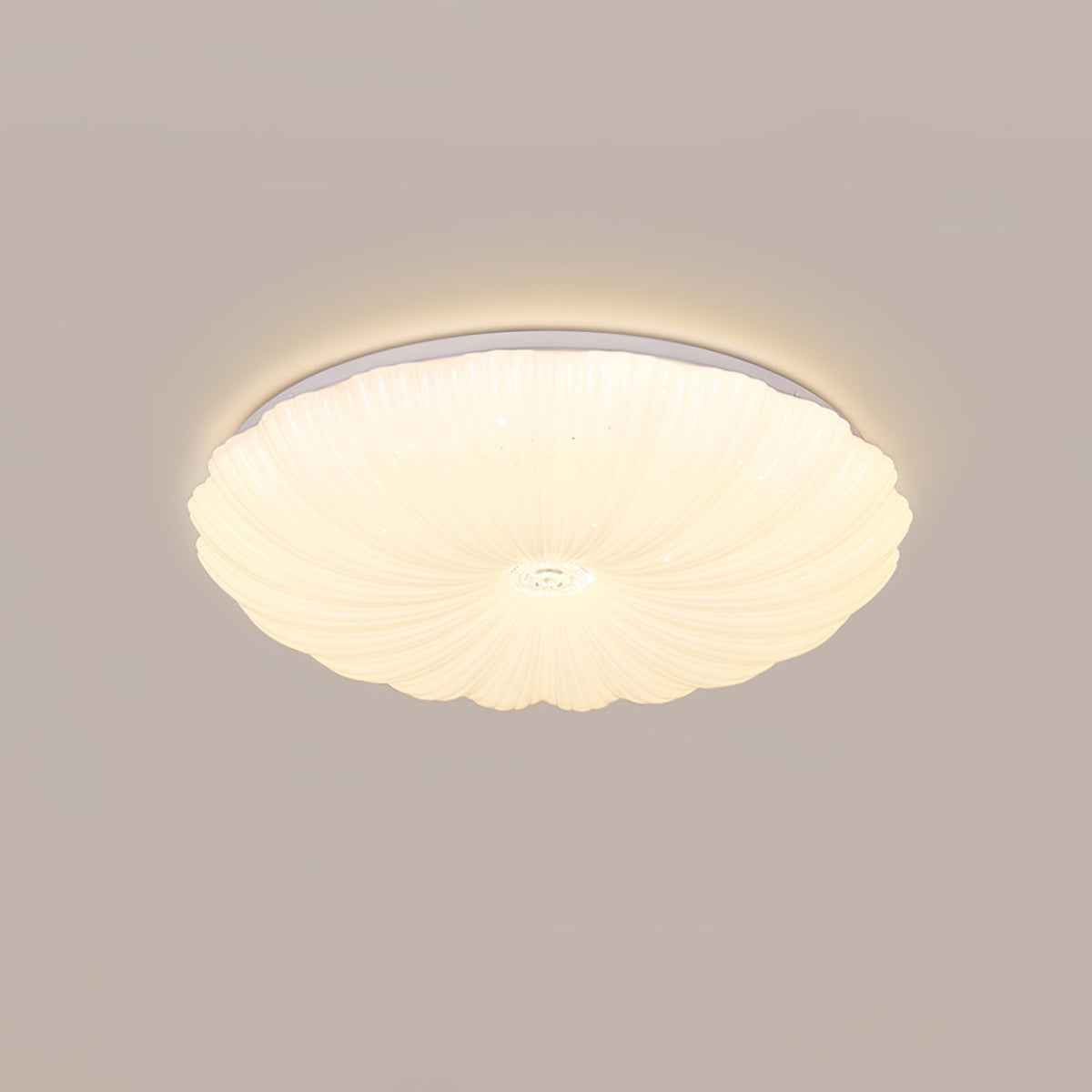Lunaris Shell Flush Mount Ceiling Light