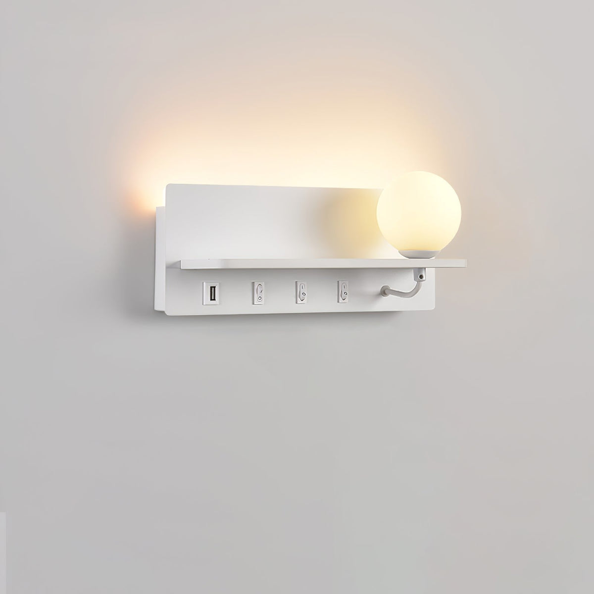 Lunor Sphere Reading Wall Light