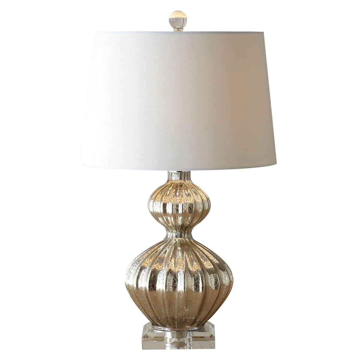 Mercura Glass Accent Table Lamp