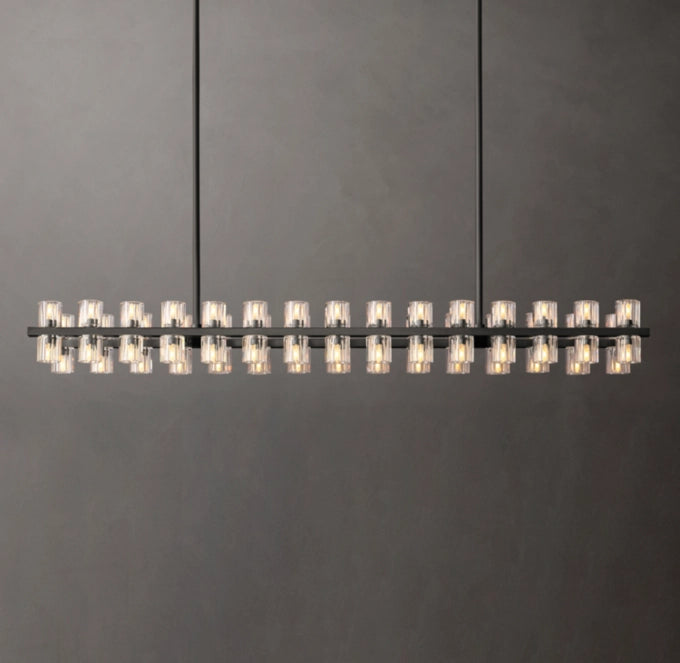 Prism Frame LED Island Chandelier