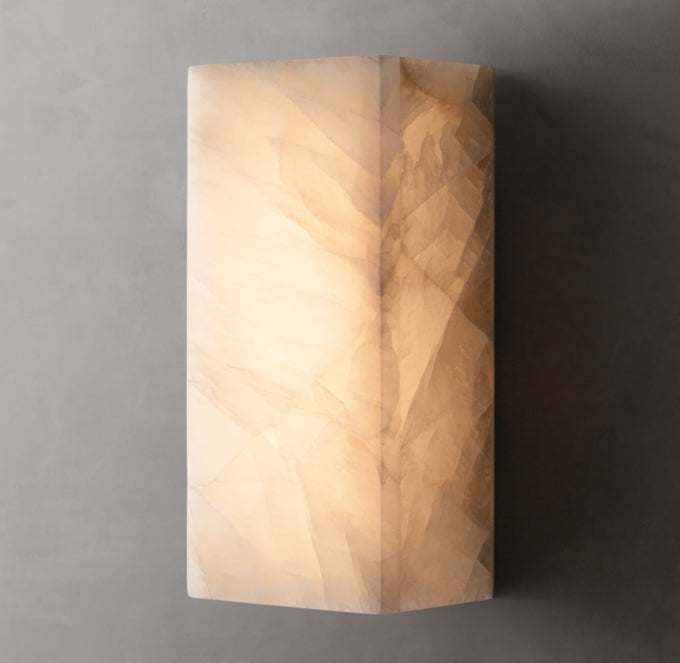 Ultra-Warm Calcite LED Wall Light
