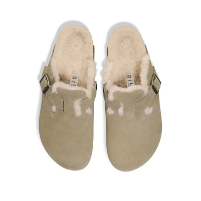 Birkenstock Mens Boston Shearling Sandals