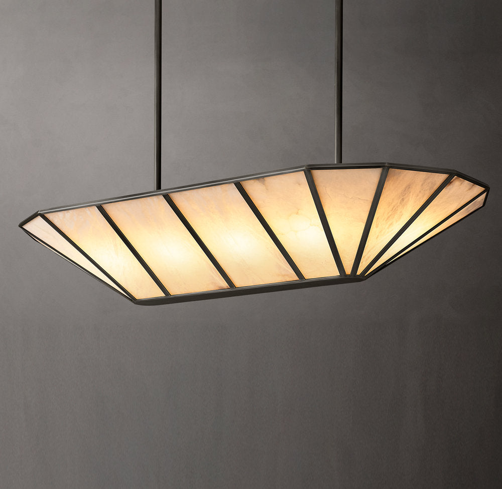Alabaster Gallery Linear Chandelier