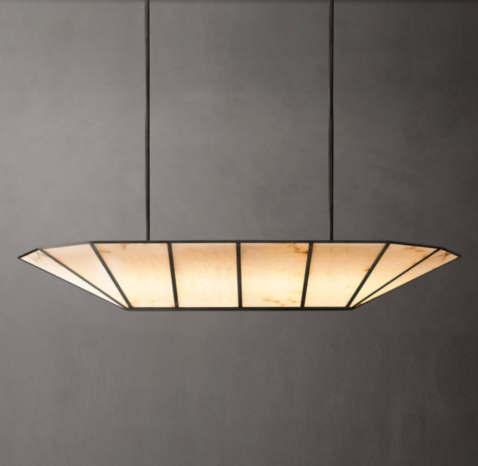 Alabaster Gallery Linear Chandelier