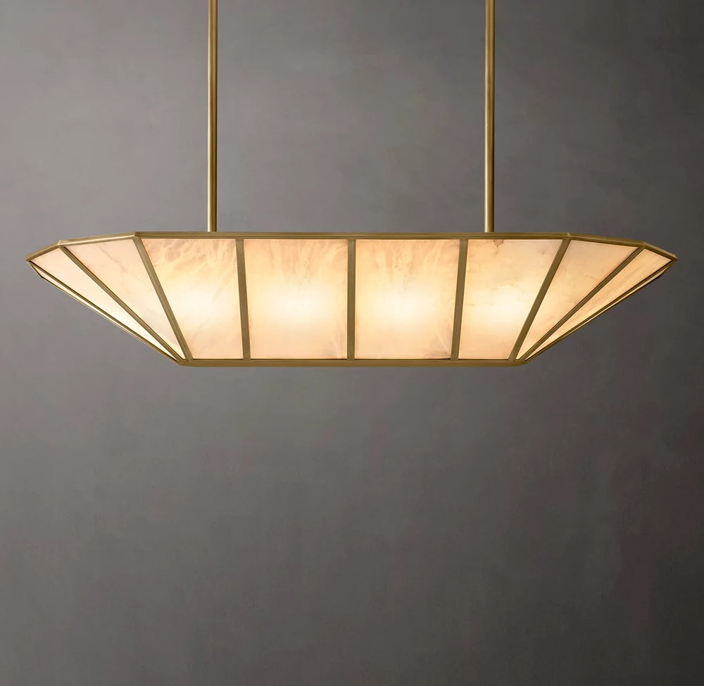 Alabaster Gallery Linear Chandelier