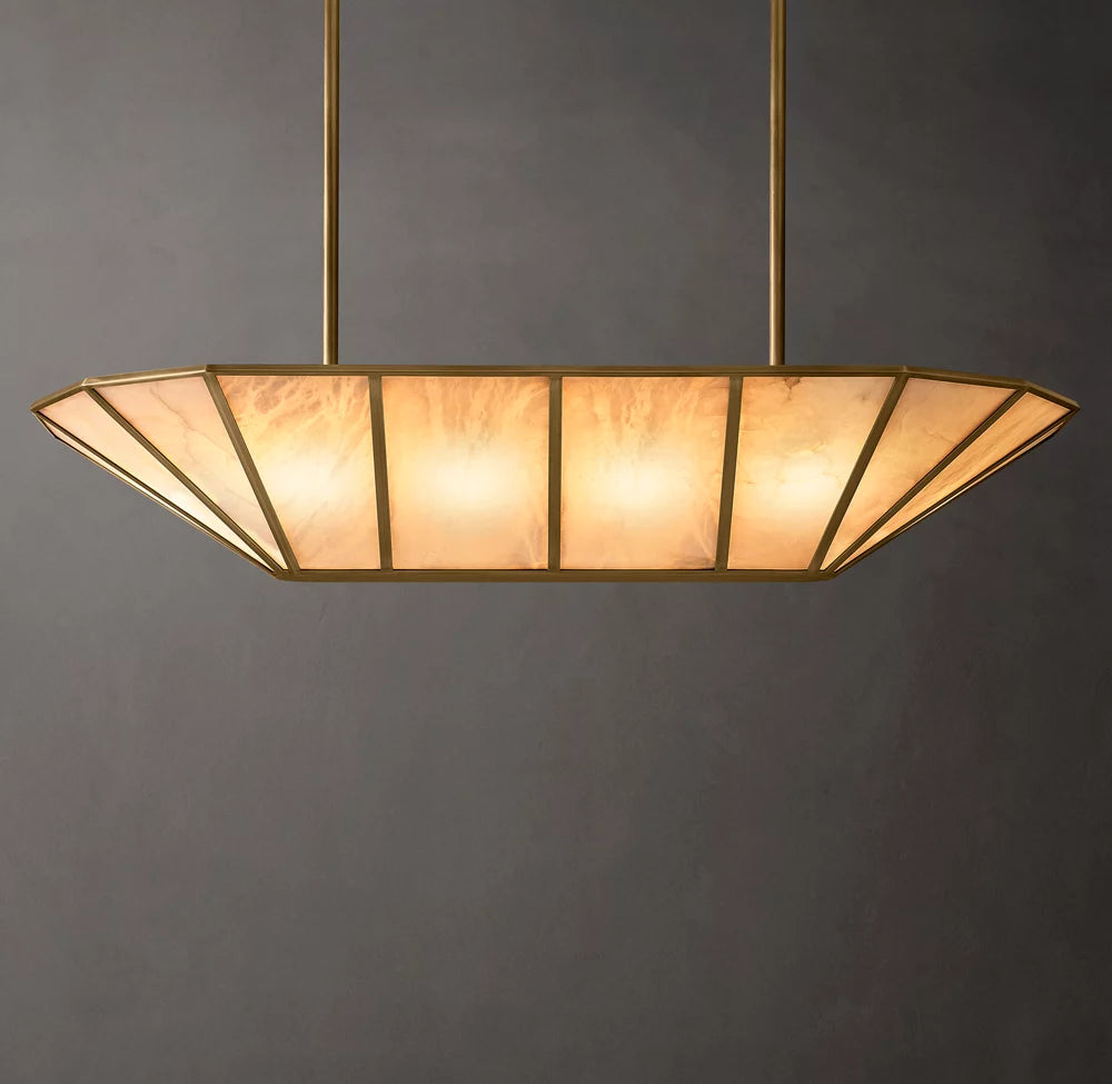 Alabaster Gallery Linear Chandelier