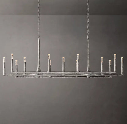 Alder Forge Linear Glass Chandelier