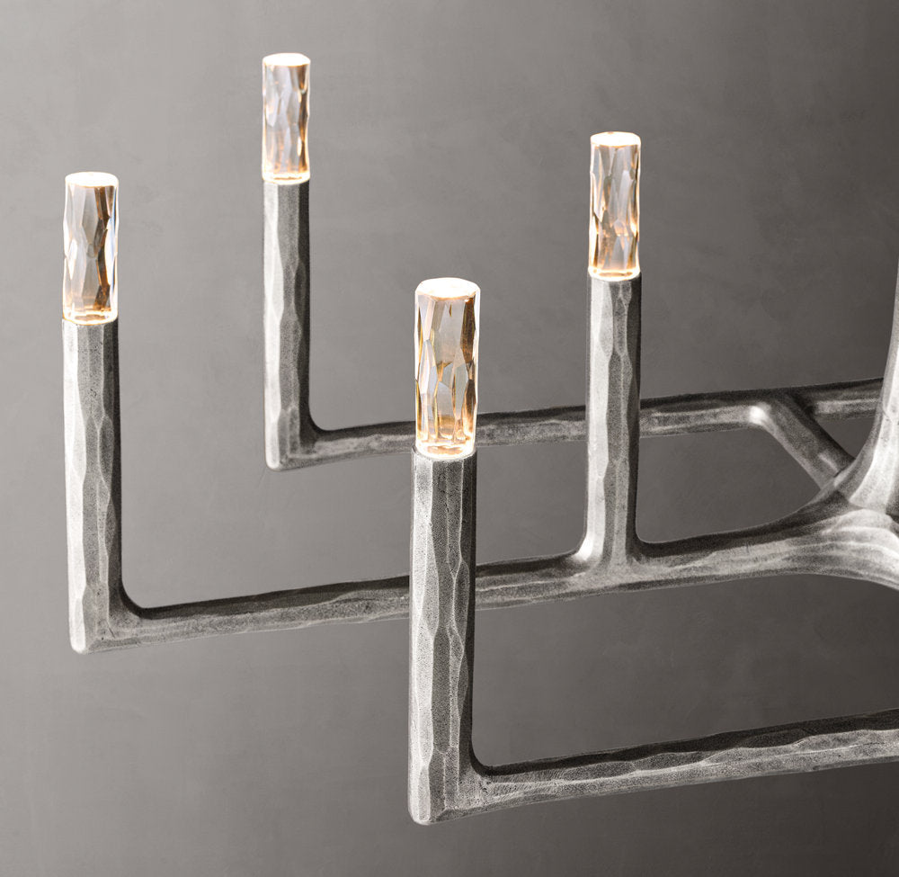 Alder Forge Linear Glass Chandelier