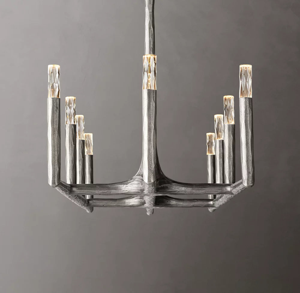 Alder Forge Linear Glass Chandelier