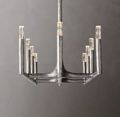 Alder Forge Linear Glass Chandelier