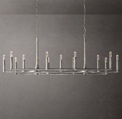 Alder Forge Linear Glass Chandelier