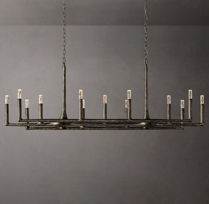 Alder Forge Linear Glass Chandelier