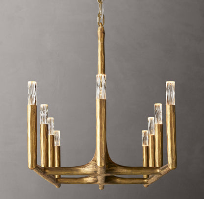 Alder Forge Linear Glass Chandelier