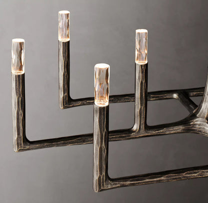 Alder Forge Linear Glass Chandelier