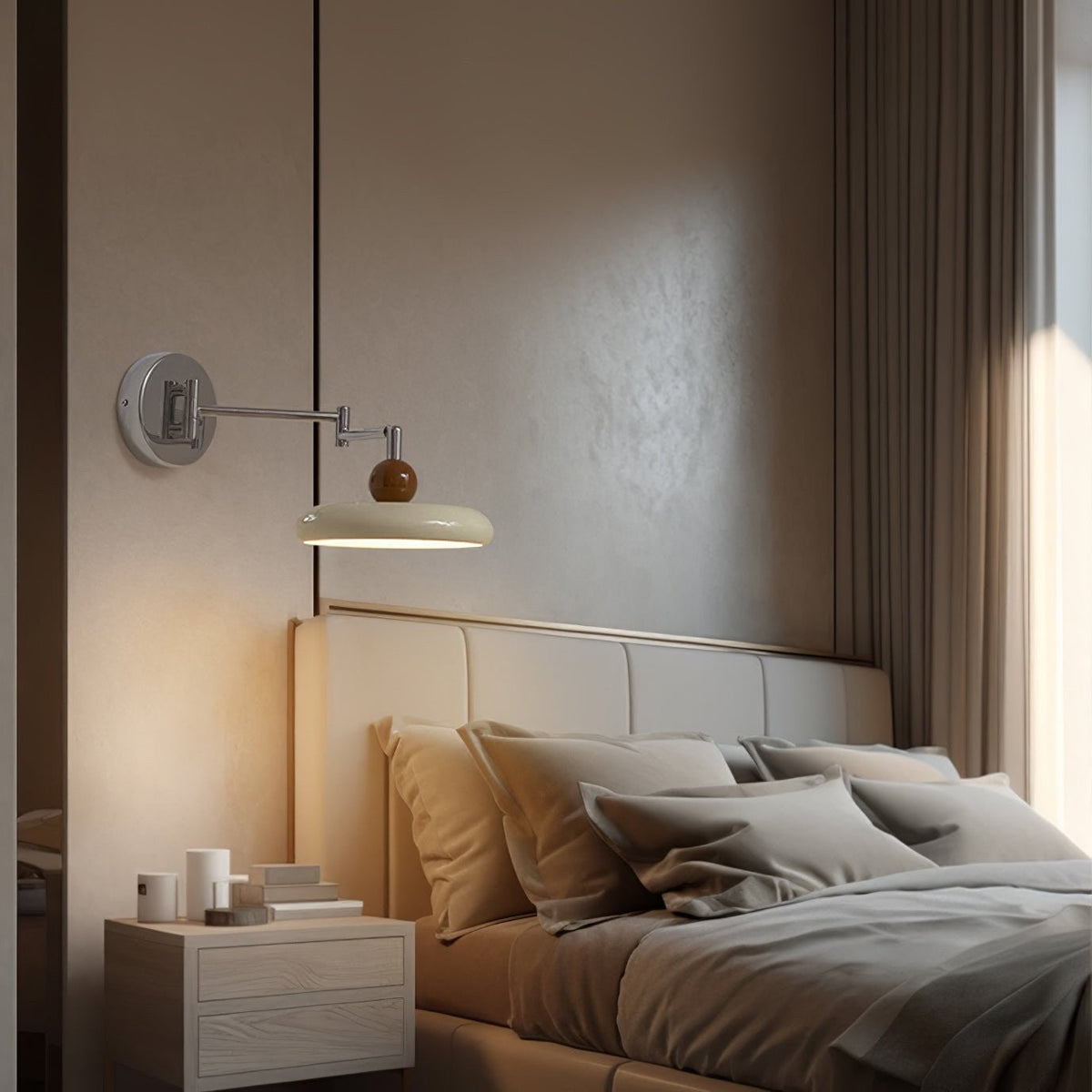 Arc Disc Swing Wall Light