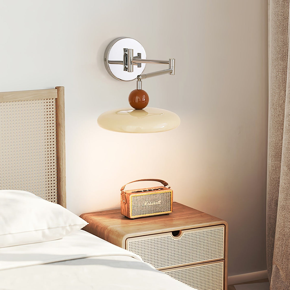 Arc Disc Swing Wall Light