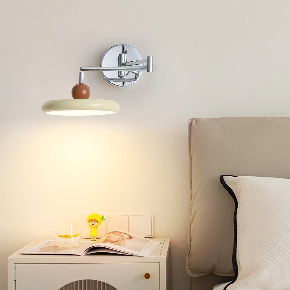 Arc Disc Swing Wall Light