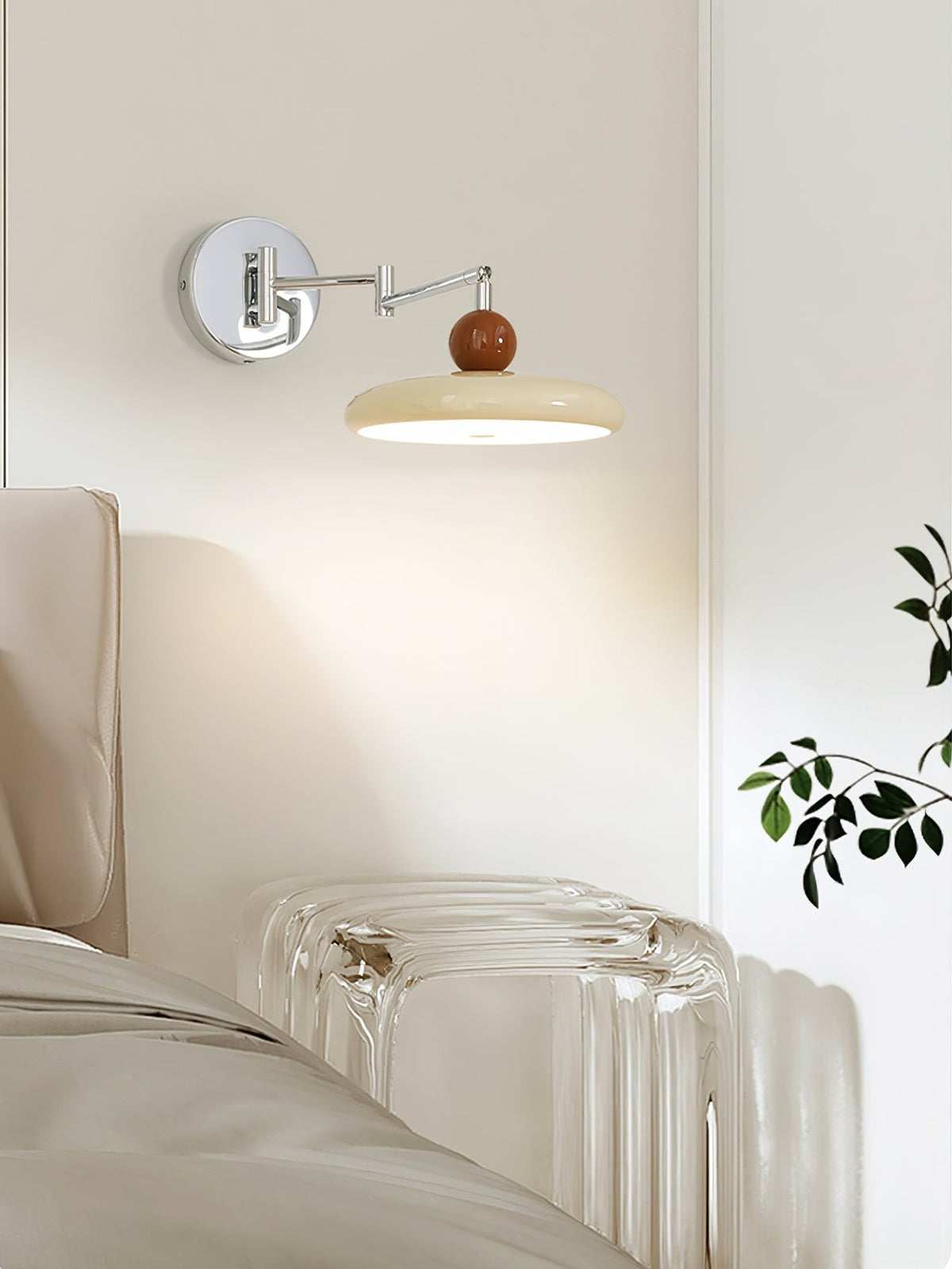 Arc Disc Swing Wall Light