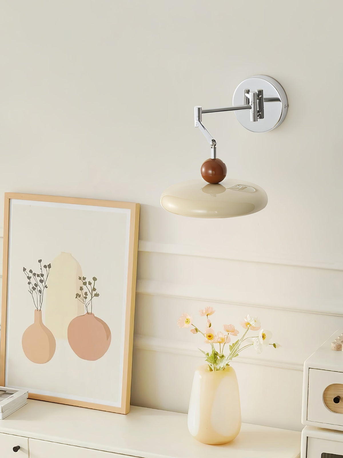 Arc Disc Swing Wall Light