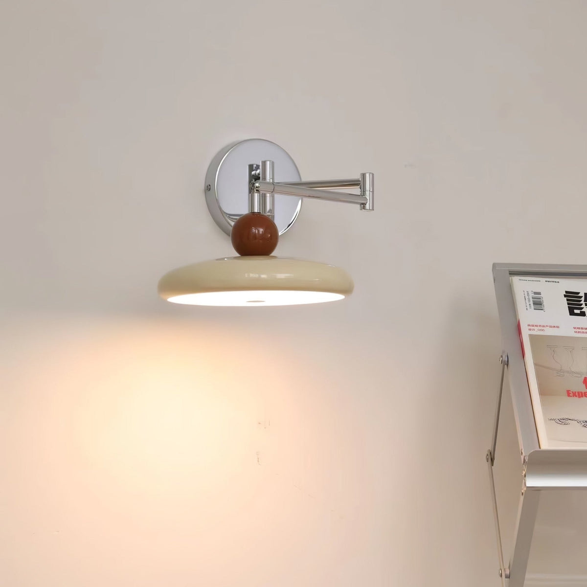 Arc Disc Swing Wall Light