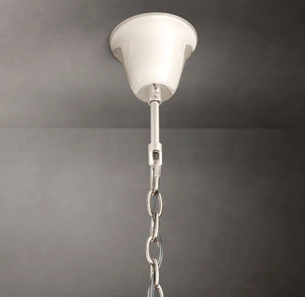 Art Deco Crystal Ring Crown Chandelier