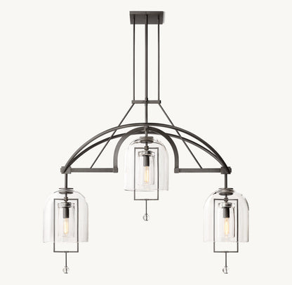 Artisan Glass Balance Chandelier