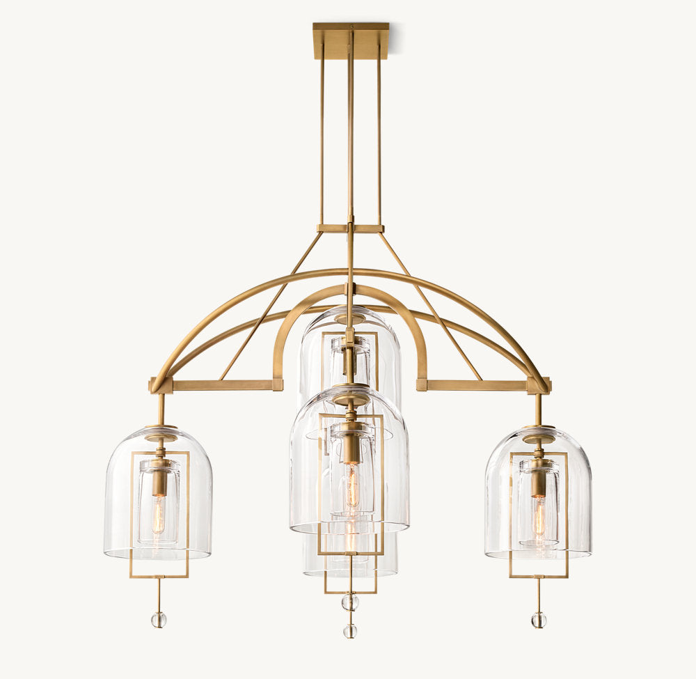 Artisan Glass Balance Chandelier