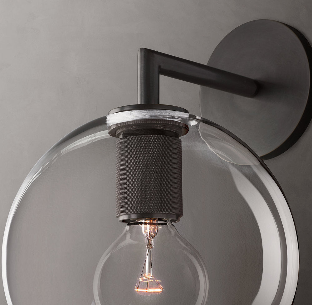 Artisan Globe Utility Sconce