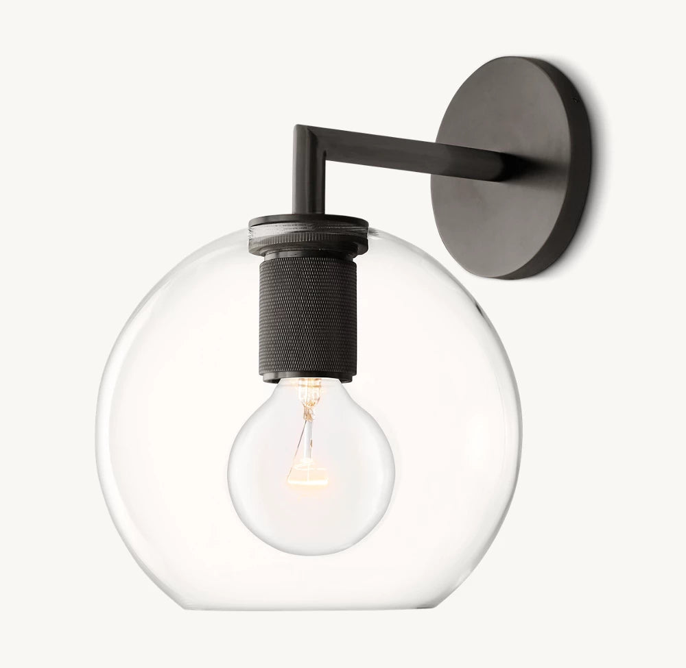 Artisan Globe Utility Sconce