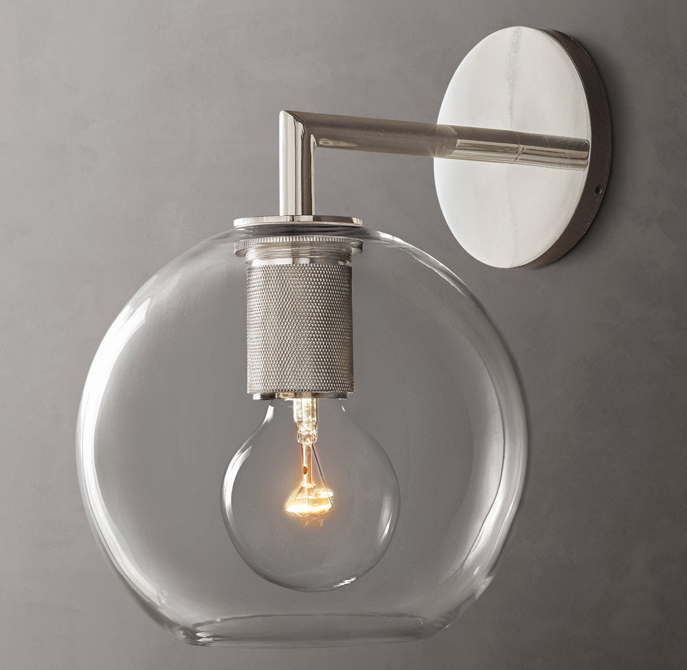 Artisan Globe Utility Sconce