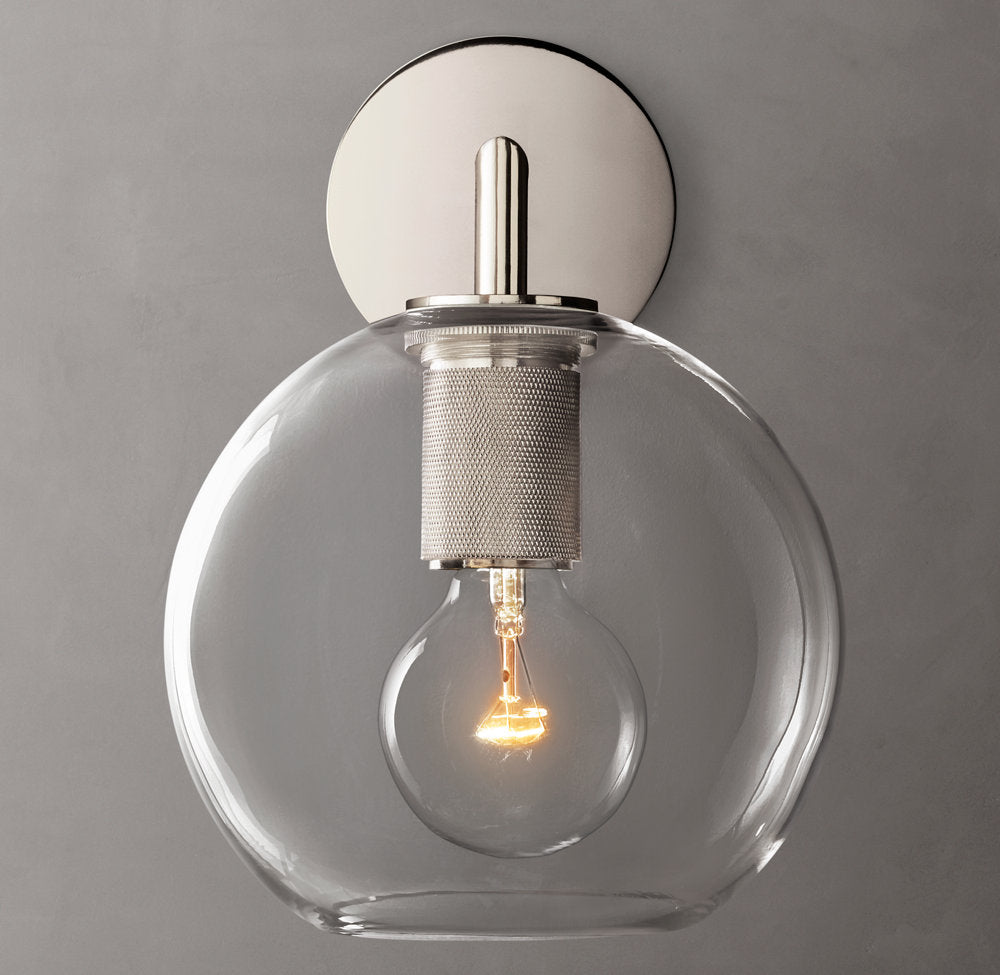 Artisan Globe Utility Sconce