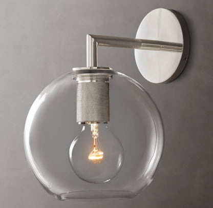 Artisan Globe Utility Sconce