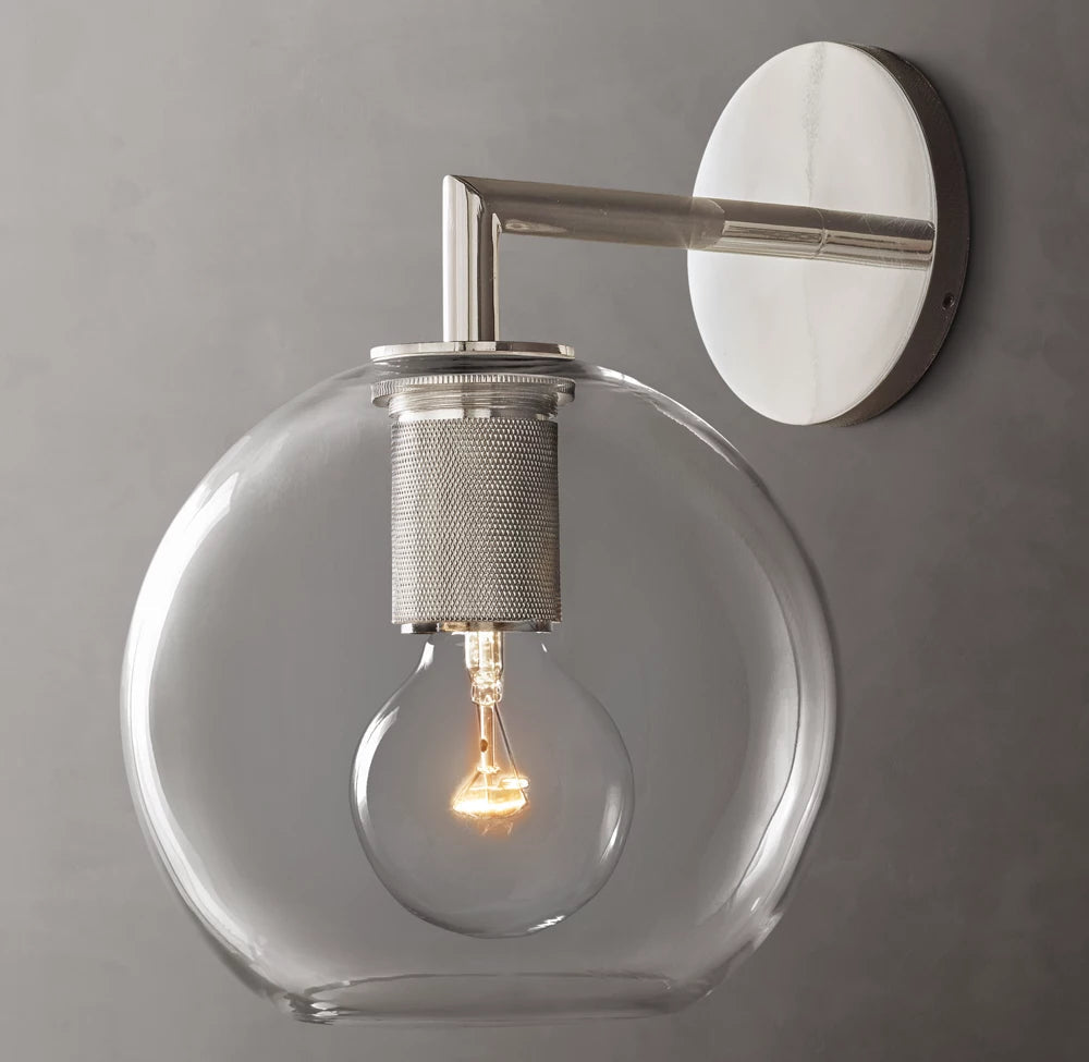Artisan Globe Utility Sconce