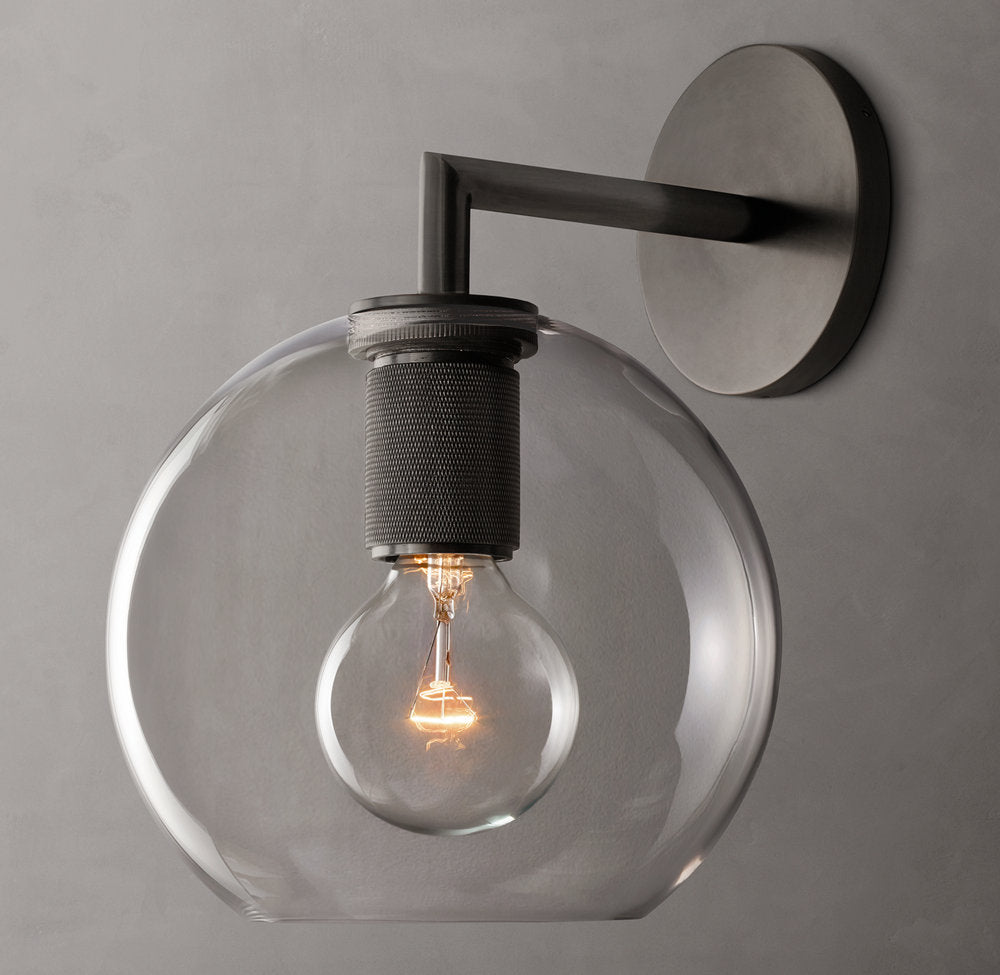 Artisan Globe Utility Sconce