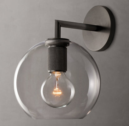 Artisan Globe Utility Sconce