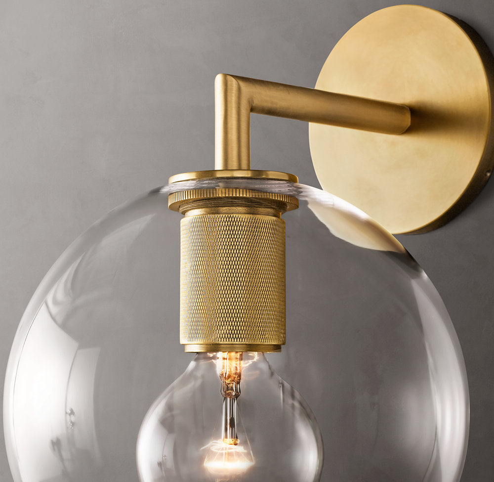 Artisan Globe Utility Sconce