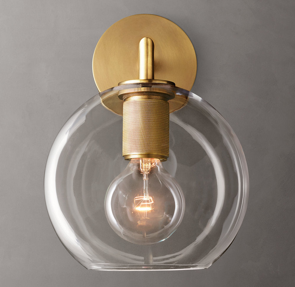 Artisan Globe Utility Sconce