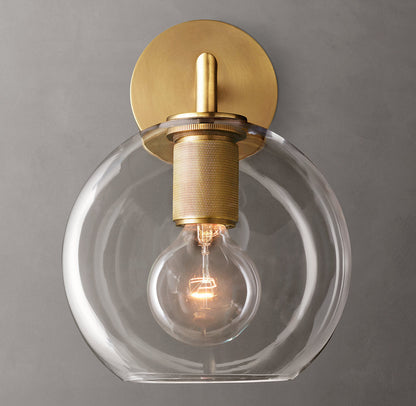 Artisan Globe Utility Sconce