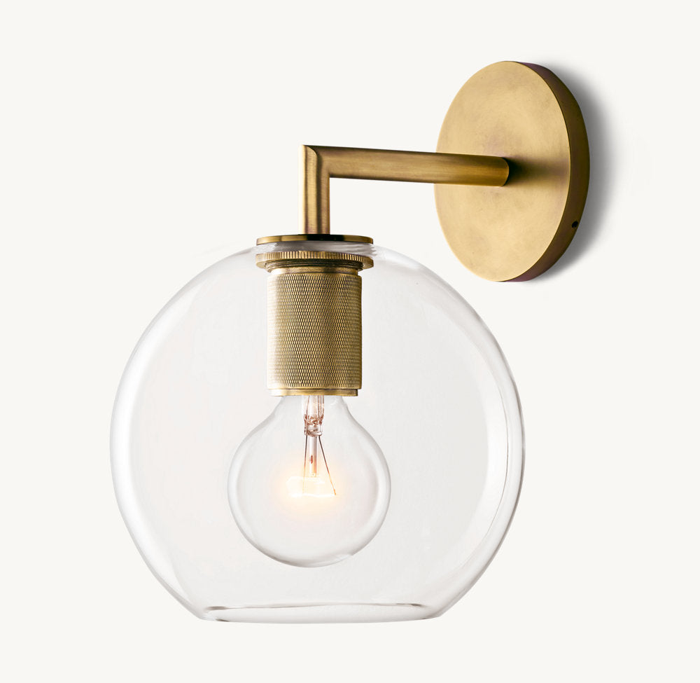 Artisan Globe Utility Sconce