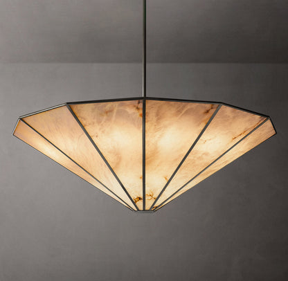 Aurelia Alabaster Drum Chandelier