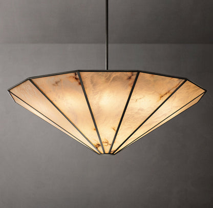 Aurelia Alabaster Drum Chandelier