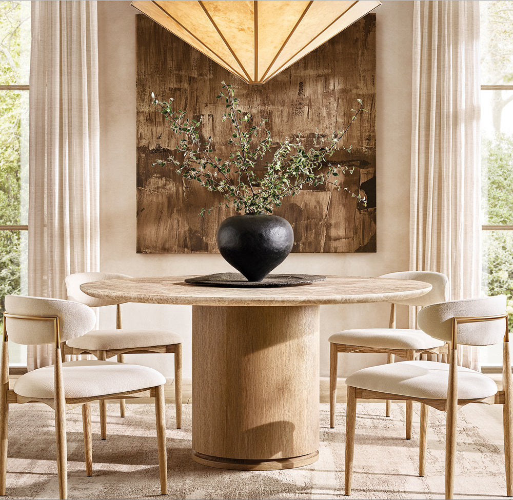 Aurelia Alabaster Drum Chandelier