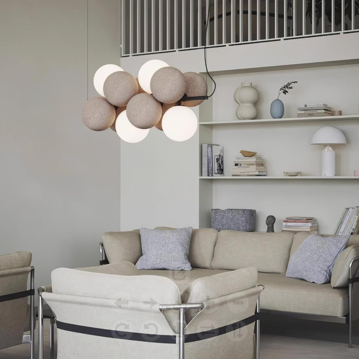 Aurelia Bubble Cluster Pendant