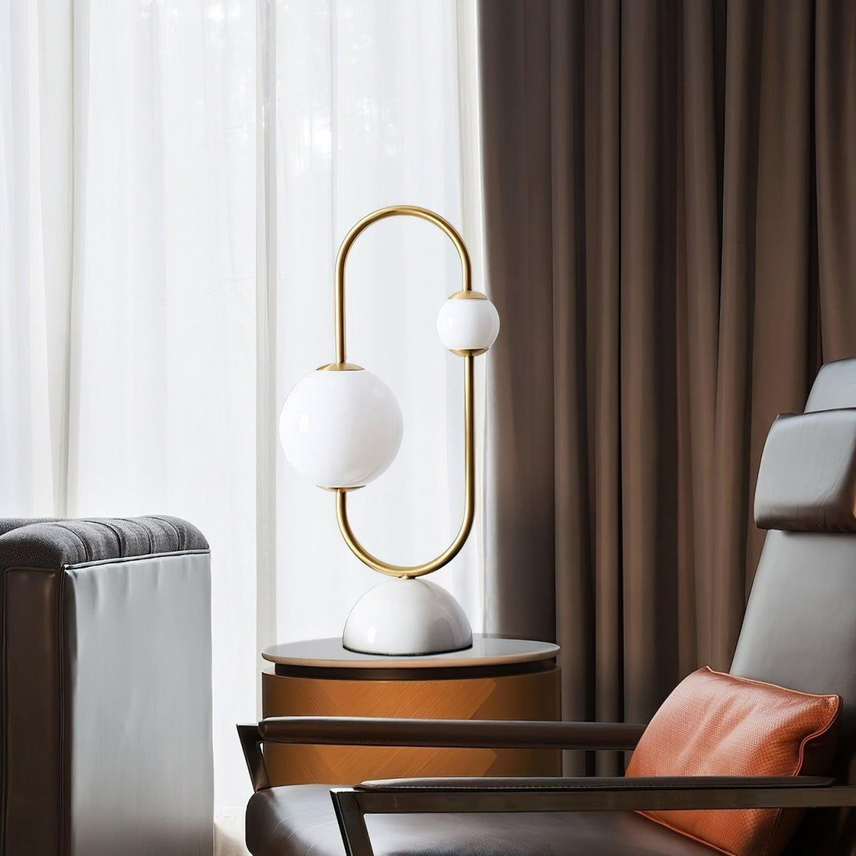 Aurielle Marble Accent Table Lamp