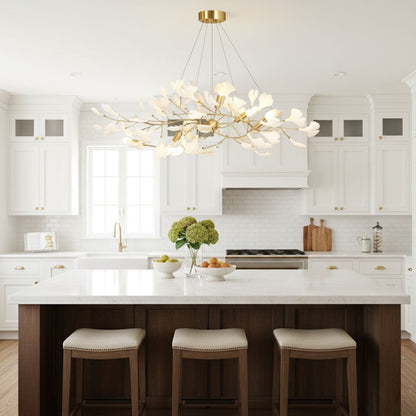 Aurora Ginkgo Leaf Chandelier