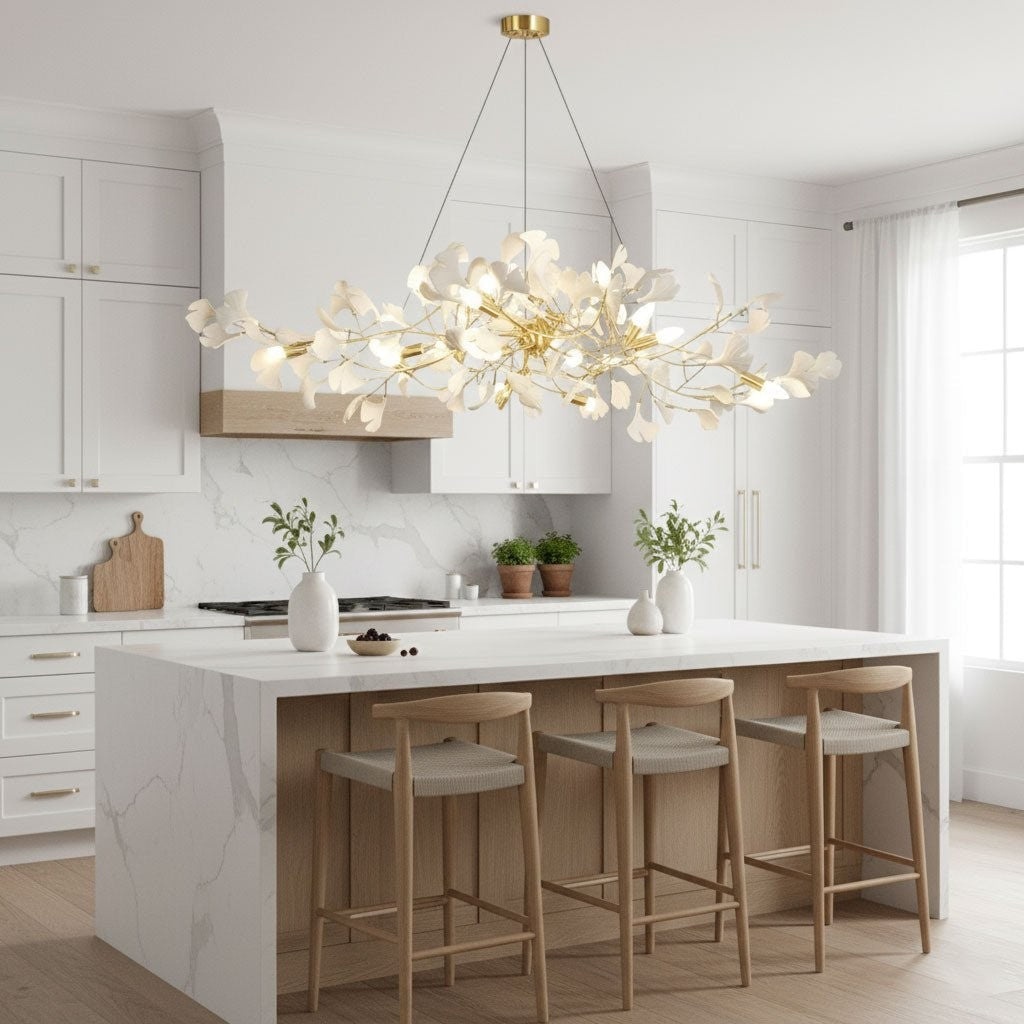 Aurora Ginkgo Leaf Chandelier